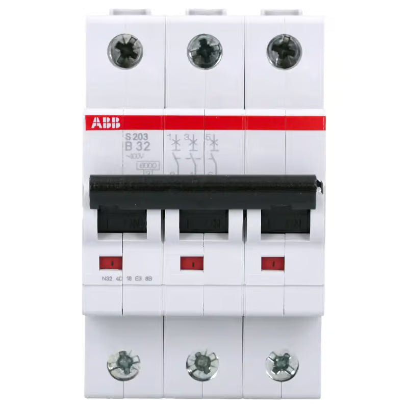ABB S203-B32 Sicherungsautomat S200-3P 32 A-B