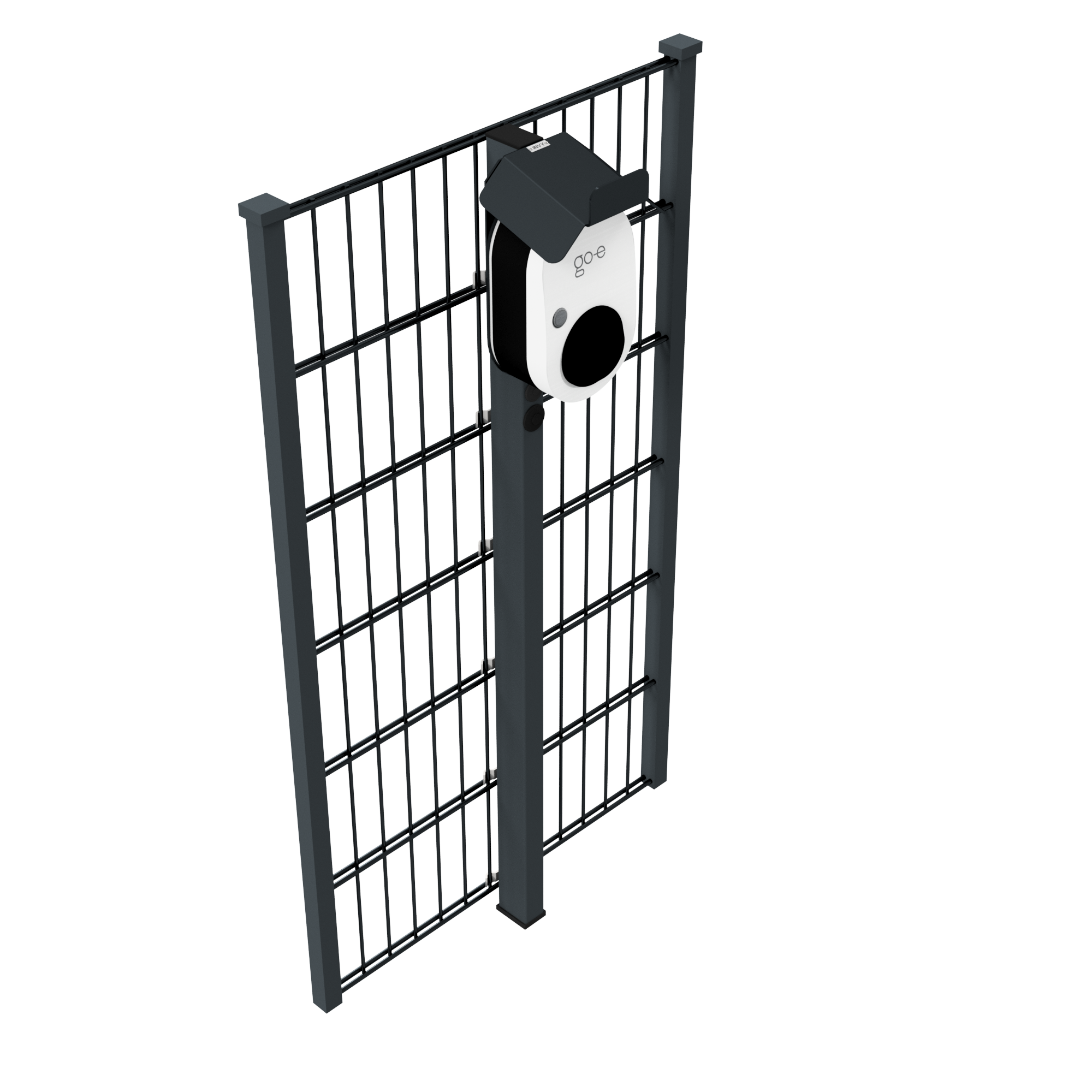Wallbox Halterung Doppelstabmattenzaun