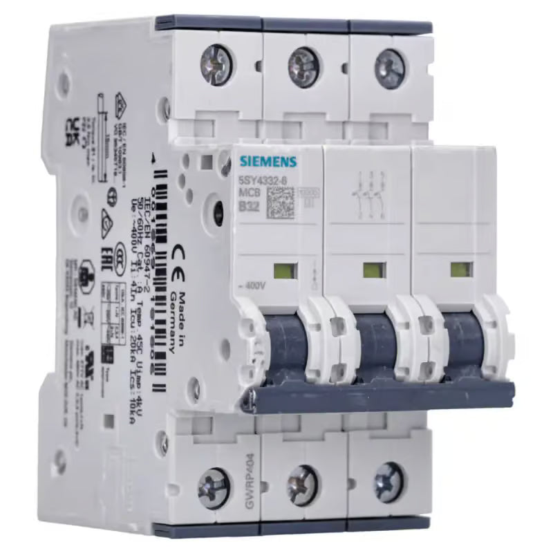 Disjoncteur B32A, 3 pôles, T=70, 10kA 5SY4332-6