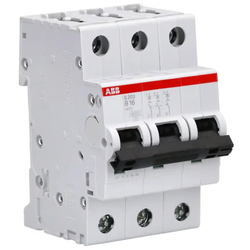 ABB S203-B16 Sicherungsautomat S200-3P 16 A-B